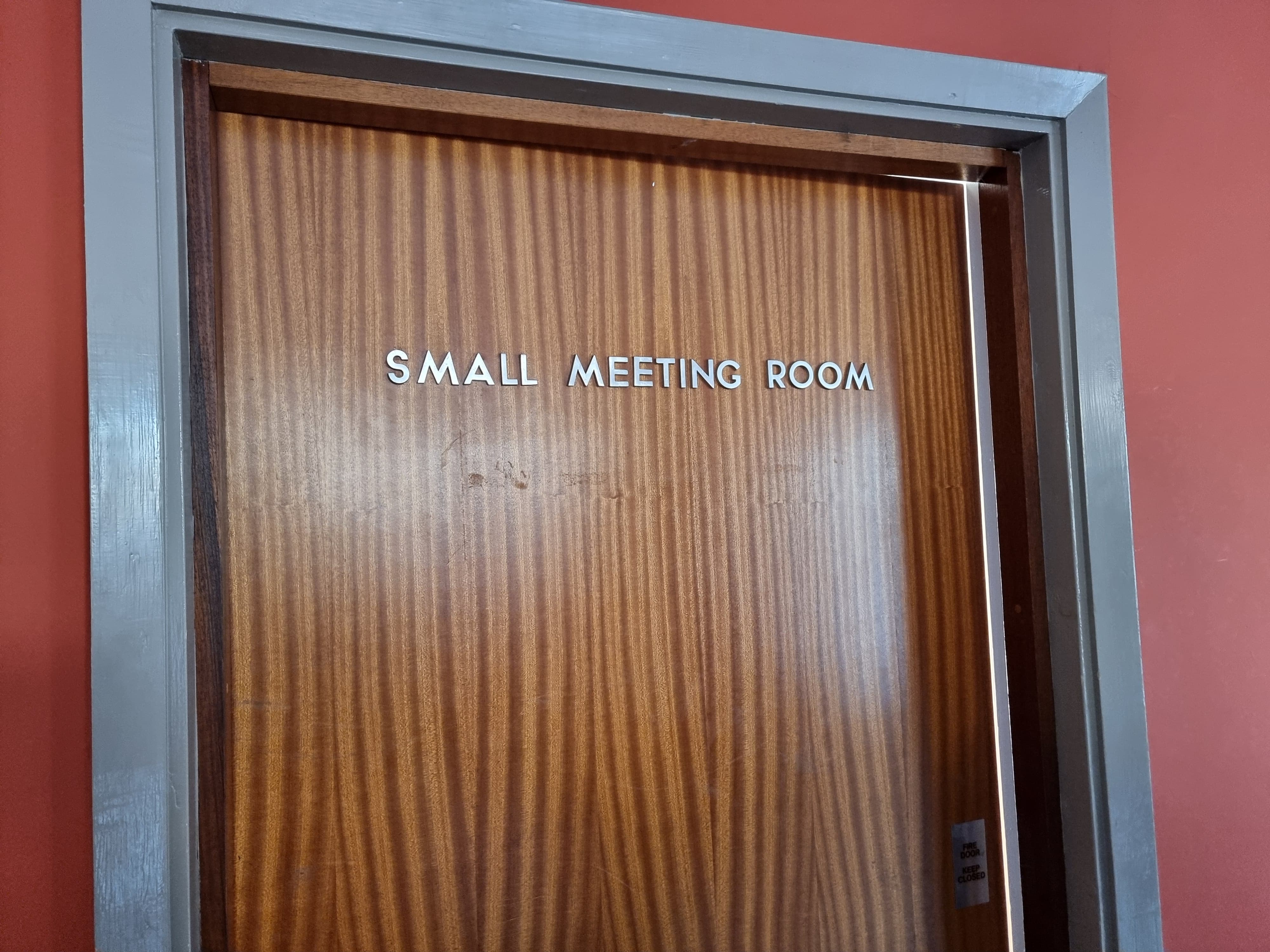 Small Meeting Room Door